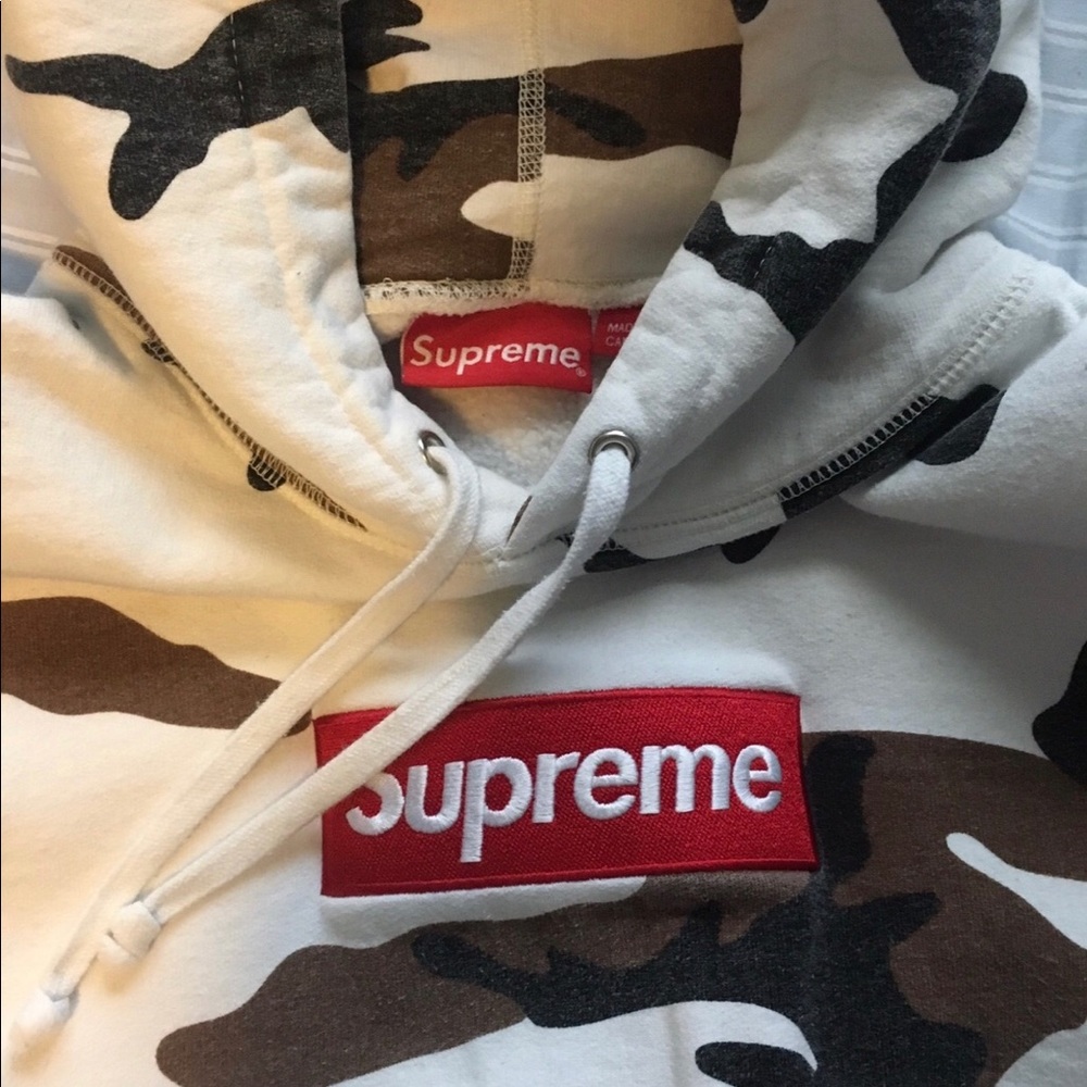 Supreme Camo Box Logo Hoodie - Picture 5 of 6